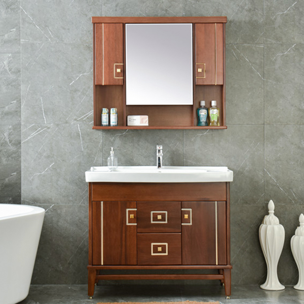 MDF Solid Wood German Style Bathroom Vanity AM-3165