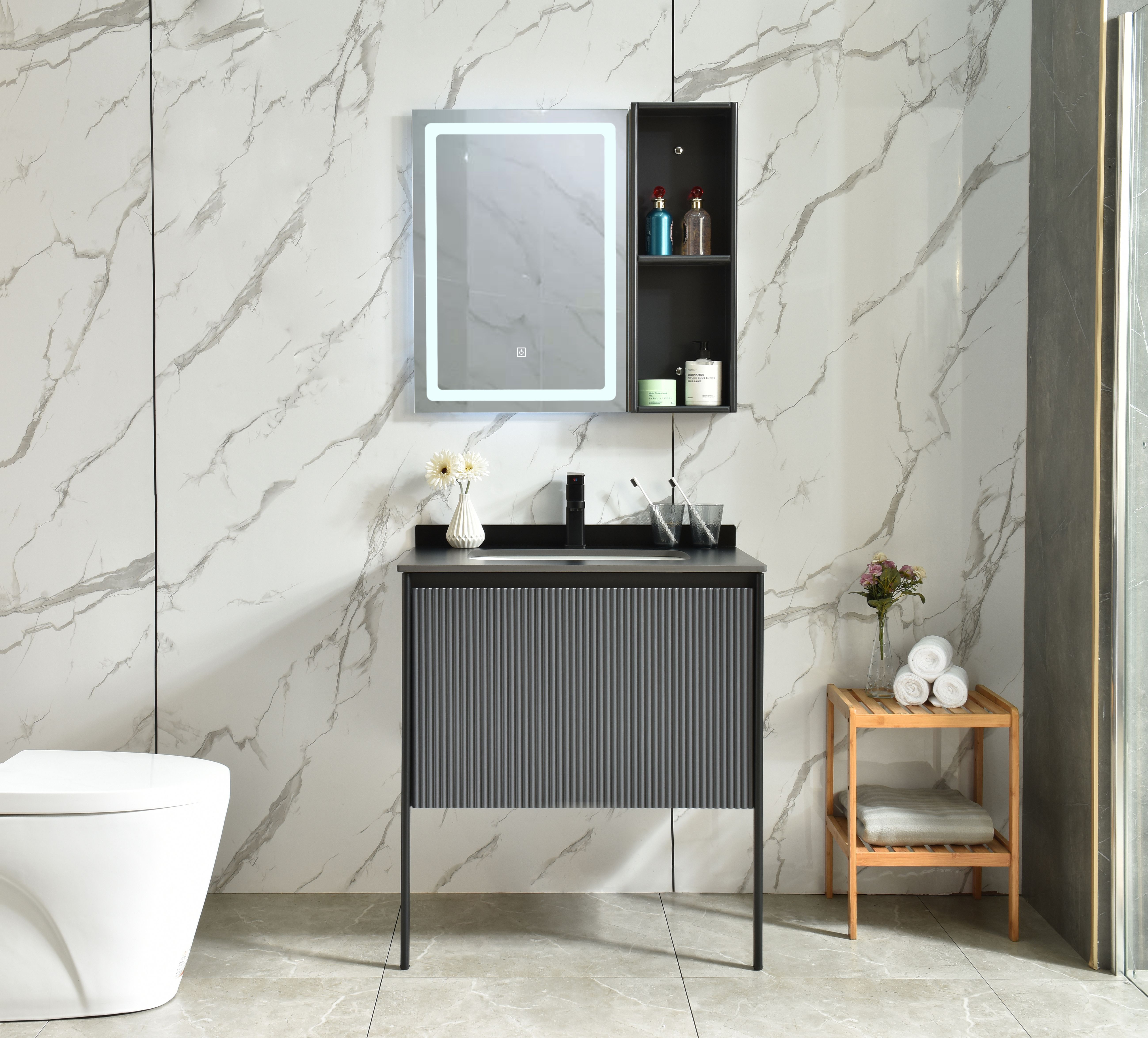 Solid Wood German Style Bathroom Vanity