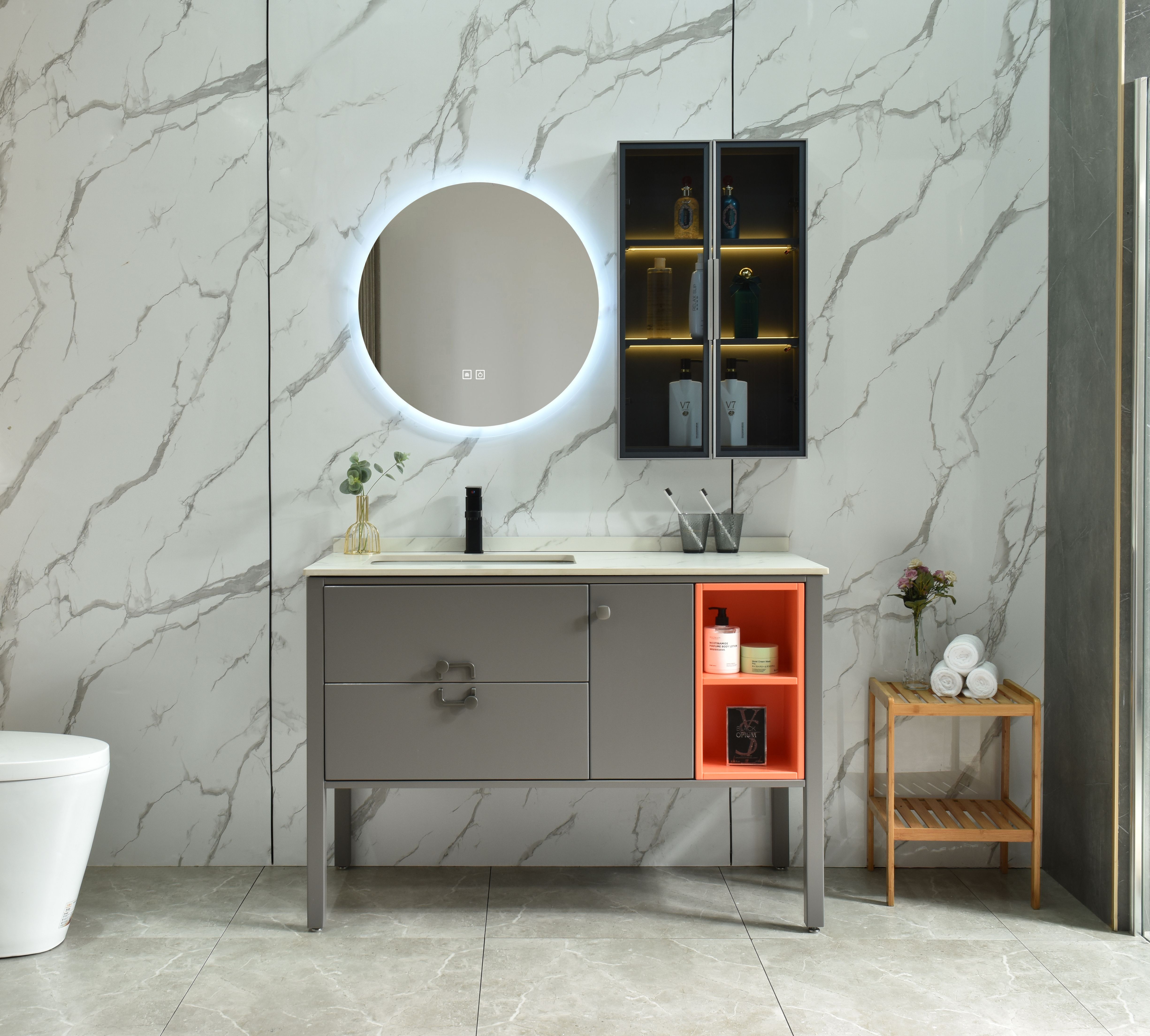 Solid Wood German Style Bathroom Vanity