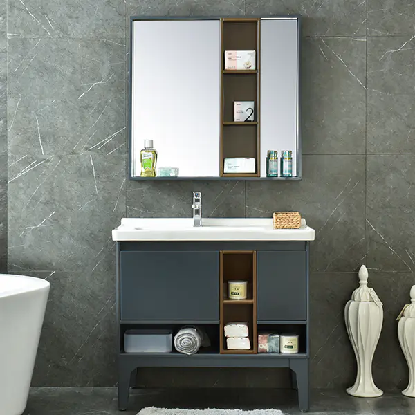 PVC Cheap Commercial Cathroom Canity Cnits Codel No.AM-2504
