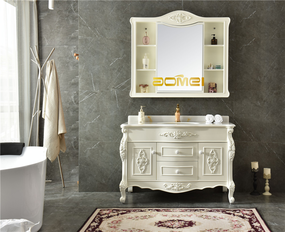 European Style Pvc Bathroom Vanity Waterproof AM-1696