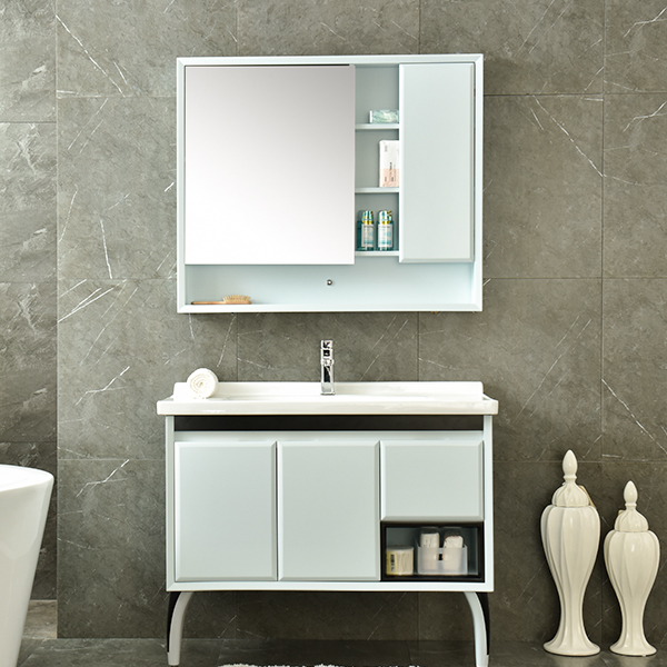 PVC Cheap Irregular Shape Bathroom Vanity Model No.AM-2503-1