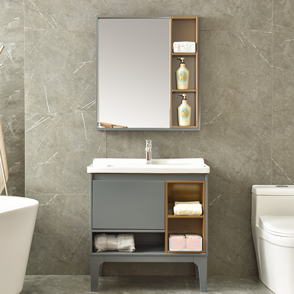 PVC Low Price Waterproof Bathroom Vanity Model No. AM-2504-1