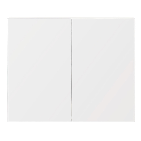 Simple Funky Cabinet Modern Bathroom White Mirror Cabinet