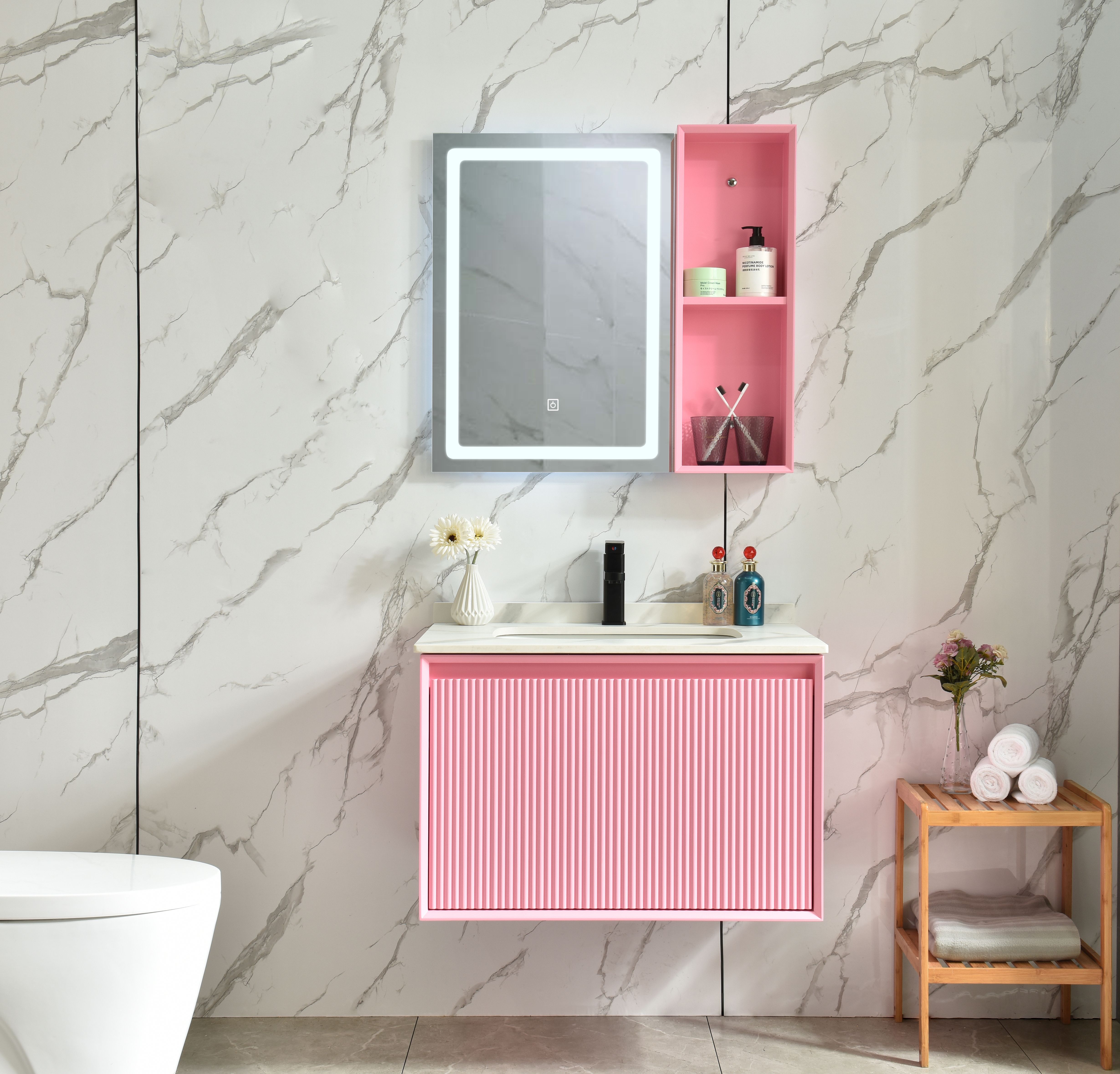 Solid Wood German Style Bathroom Vanity